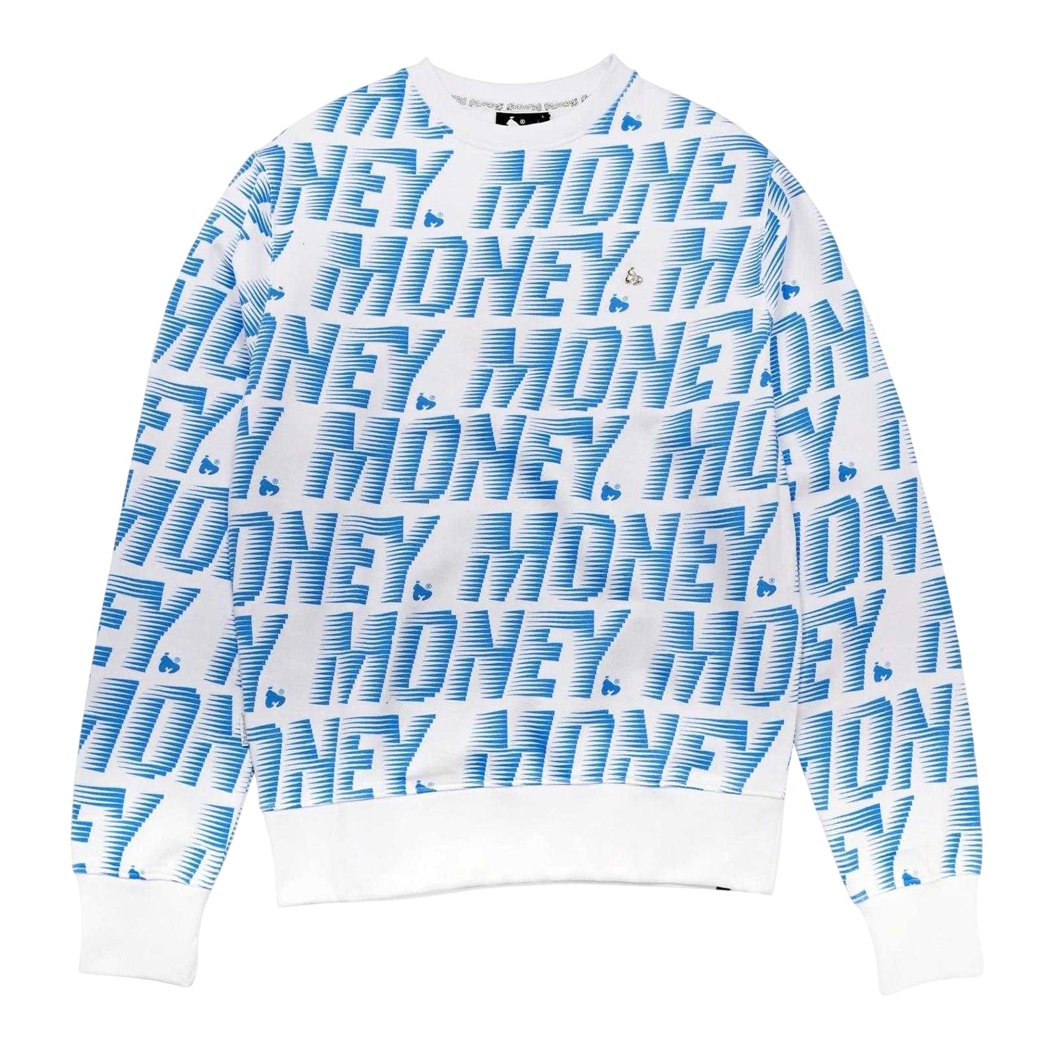 Blue - Front - Money Unisex Adult Zoom Ape Cotton Crew Neck Sweatshirt
