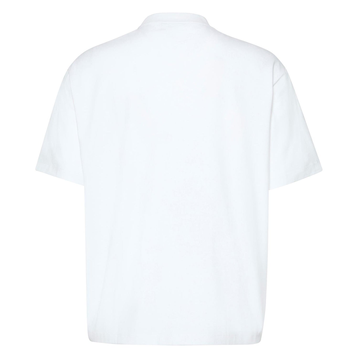 Brilliant White - Back - Calvin Klein Mens Jeans Bubble Regular T-Shirt