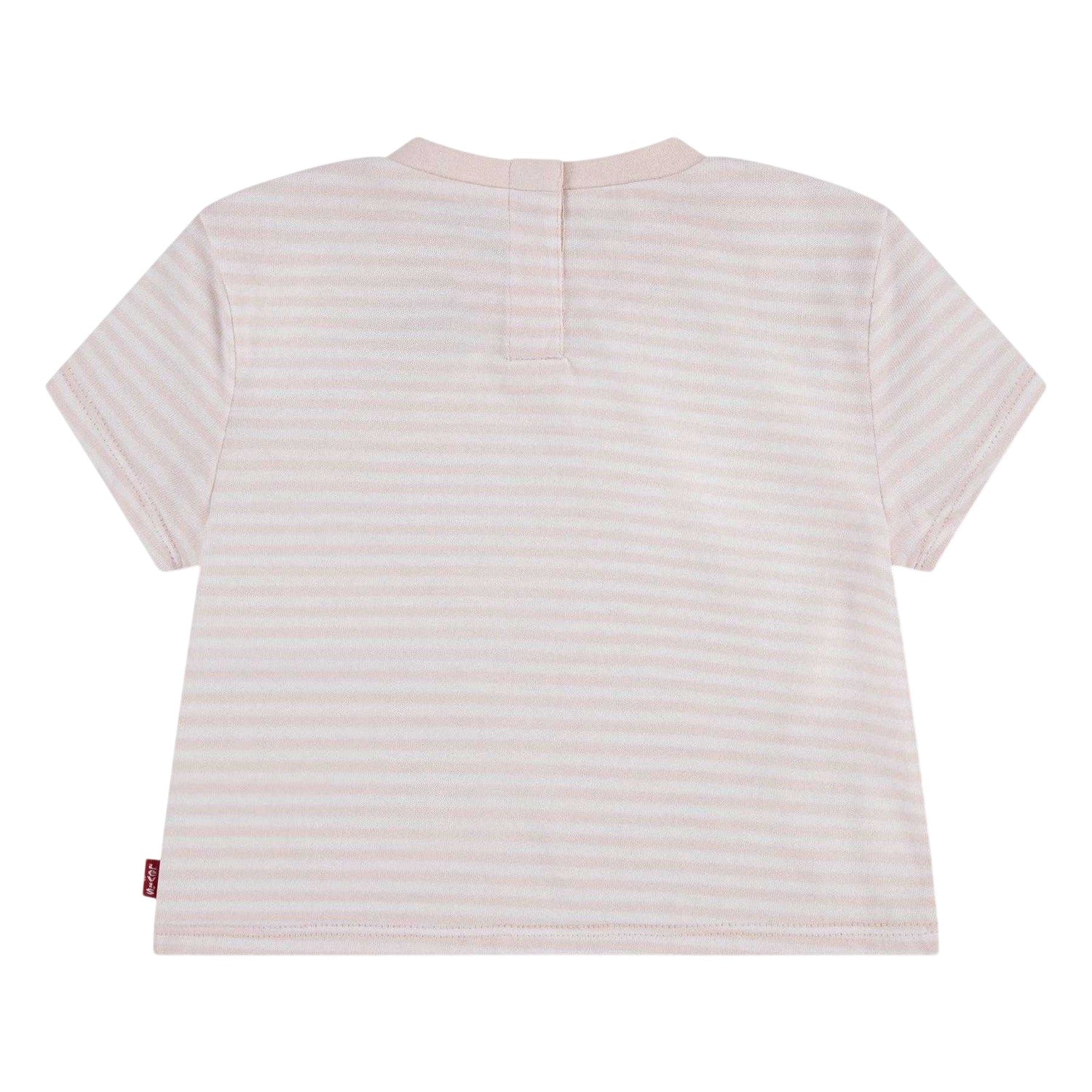 Pink - Back - Levis Childrens-Kids Striped Regular T-Shirt