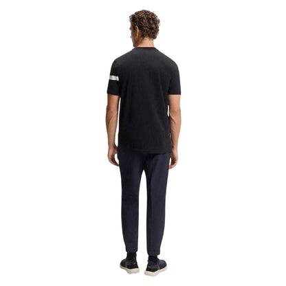 Dark Blue - Pack Shot - Boss Mens Colour Stripe Regular T-Shirt