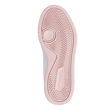 White-Pink - Lifestyle - Lacoste Womens-Ladies Court Pro Trainers
