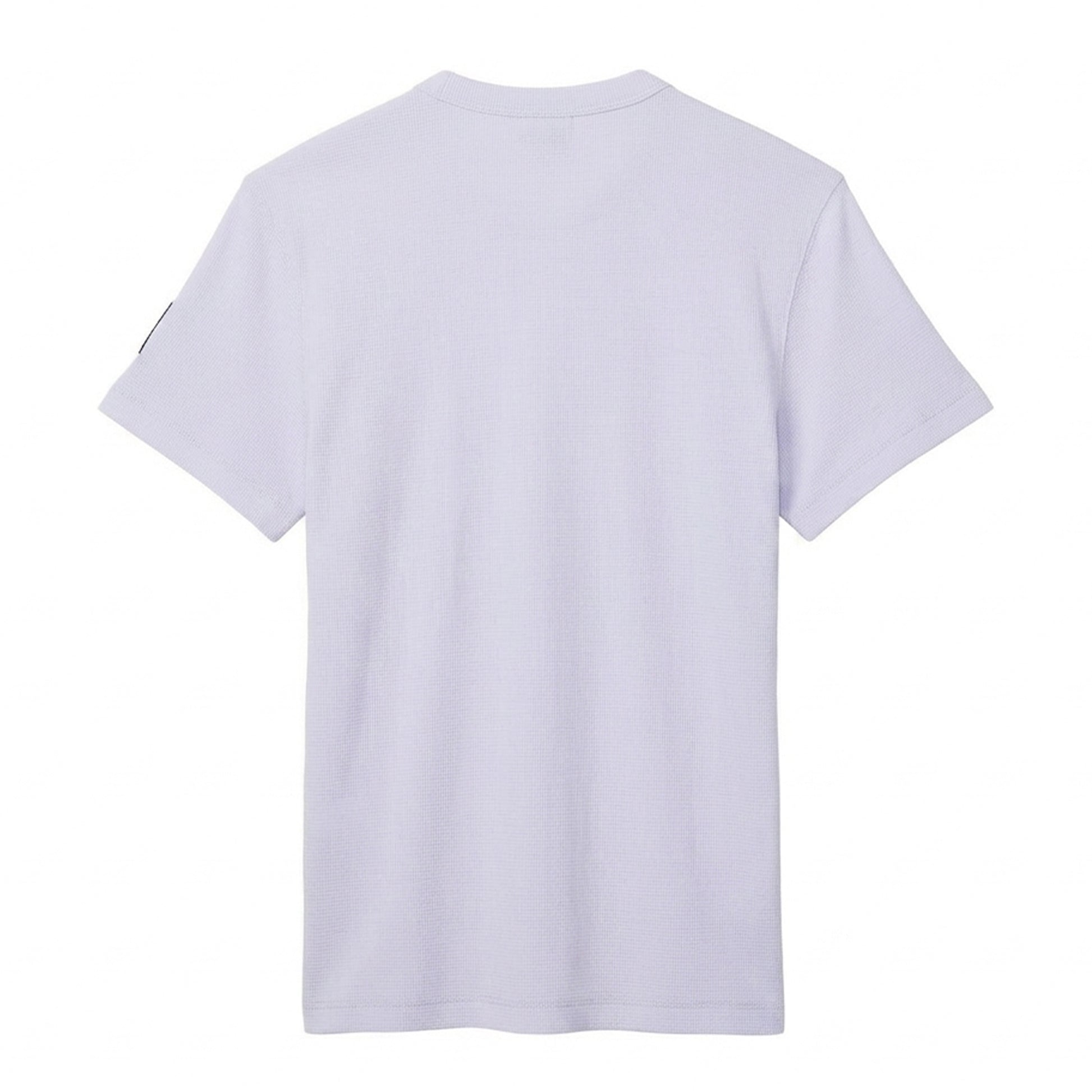 Lilac - Back - Calvin Klein Mens Waffle Boxy T-Shirt