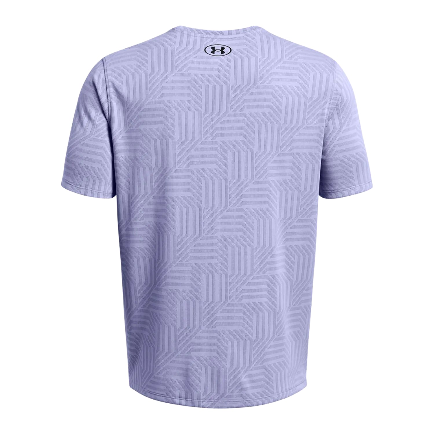 Purple - Back - Under Armour Mens Geotessa Short-Sleeved T-Shirt