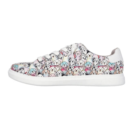 Multicoloured - Back - Skechers Womens-Ladies Bobs D´vine Dog Trainers