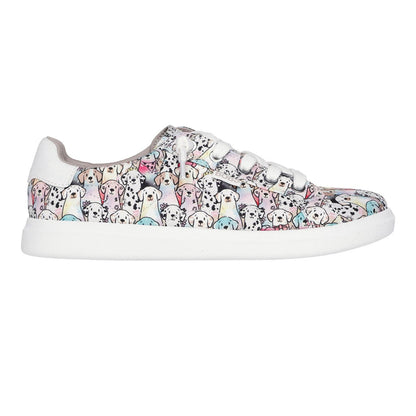 Multicoloured - Front - Skechers Womens-Ladies Bobs D´vine Dog Trainers