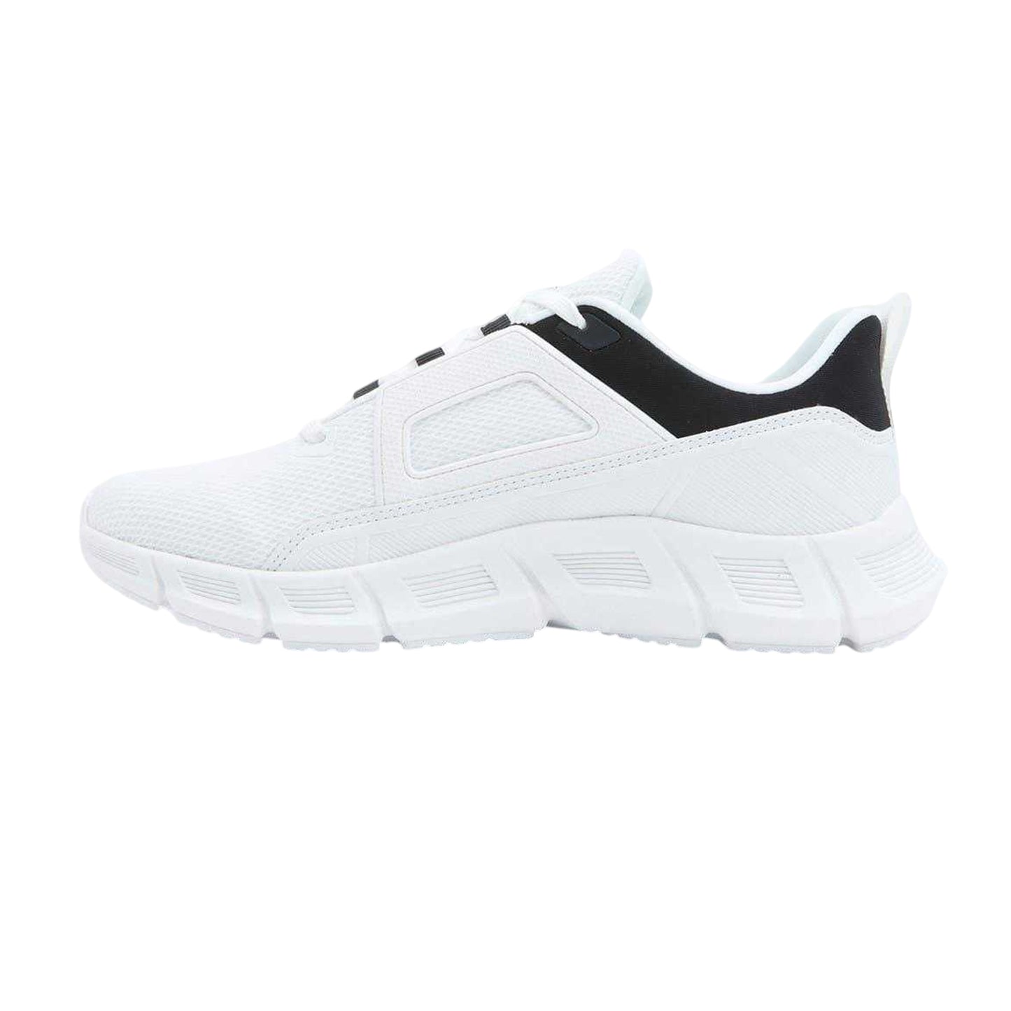 White-Black - Back - CTI Mens 927 Mesh Trainers