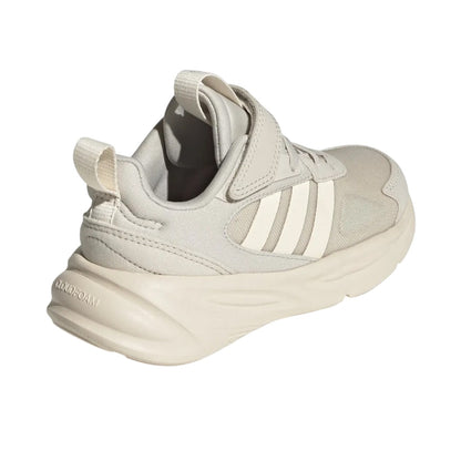 Beige - Back - Adidas Childrens-Kids Ozelle Running Trainers