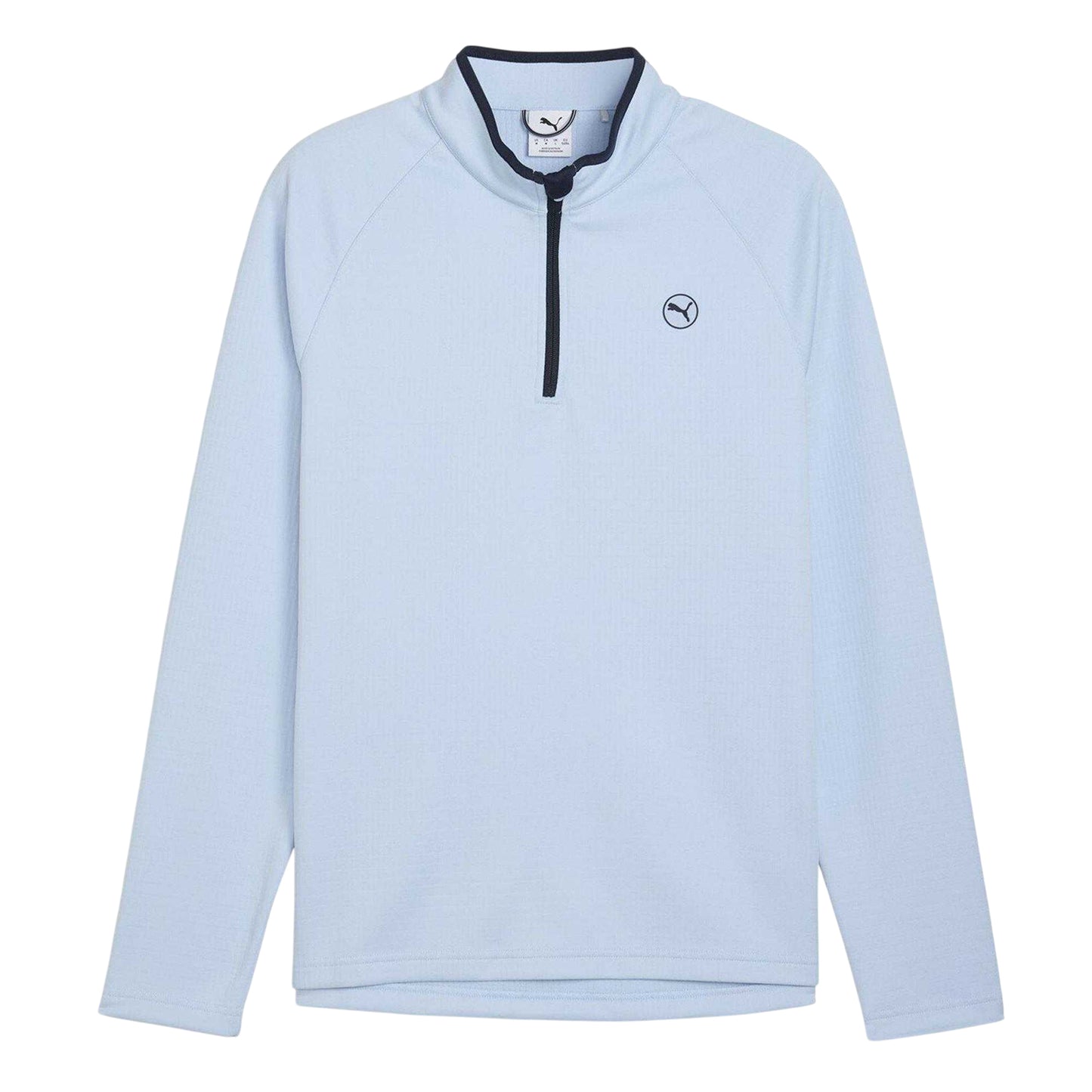Blue - Front - Puma Mens Waffle Fleece Jumper