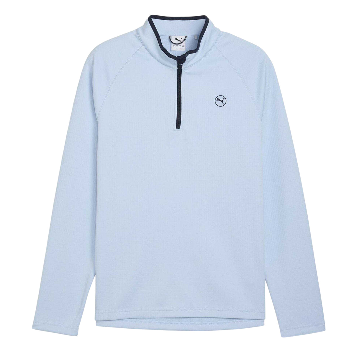 Blue - Front - Puma Mens Waffle Fleece Jumper
