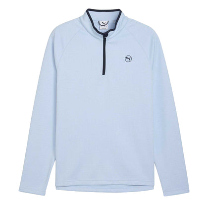 Blue - Front - Puma Mens Waffle Fleece Jumper