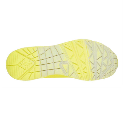 Neon Yellow - Lifestyle - Skechers Womens-Ladies Uno Stand On Air Trainers