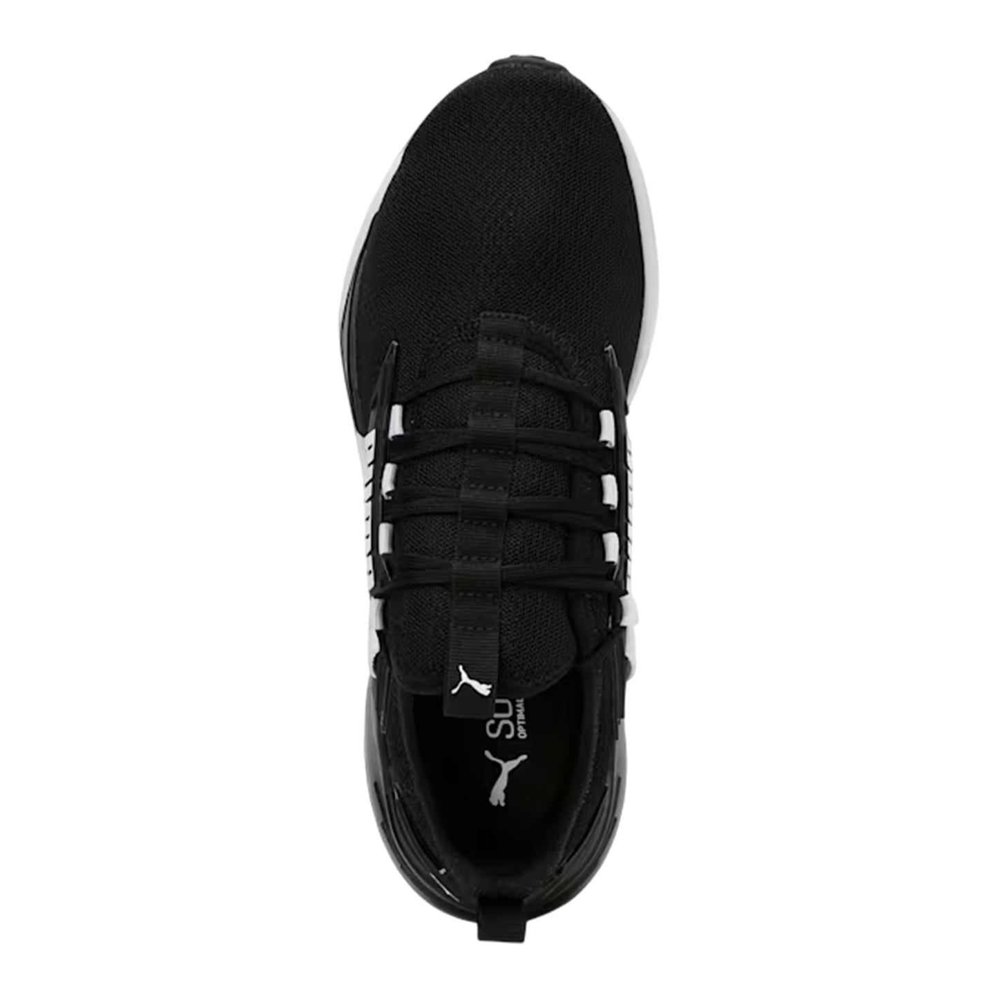 Black-White - Side - Puma Womens-Ladies Retaliate 2 Trainers
