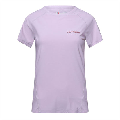 Pink - Front - Berghaus Womens-Ladies 24-7 Tech Crew Neck T-Shirt
