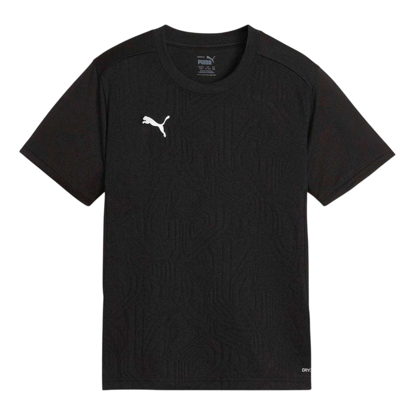 Black - Front - Puma Childrens-Kids Embossed Jacquard Regular Jersey