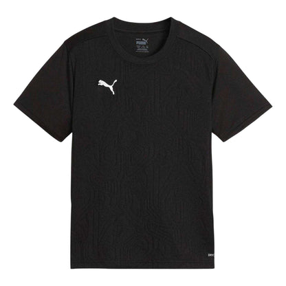 Black - Front - Puma Childrens-Kids Embossed Jacquard Regular Jersey