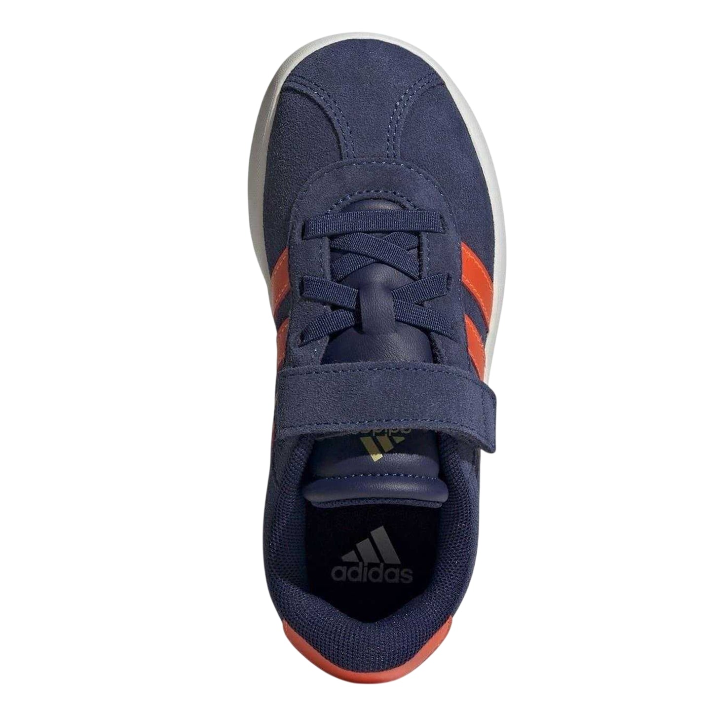 Dark Blue-Orange - Lifestyle - Adidas Boys VL Court 3.0 3 Stripes Suede Trim Trainers