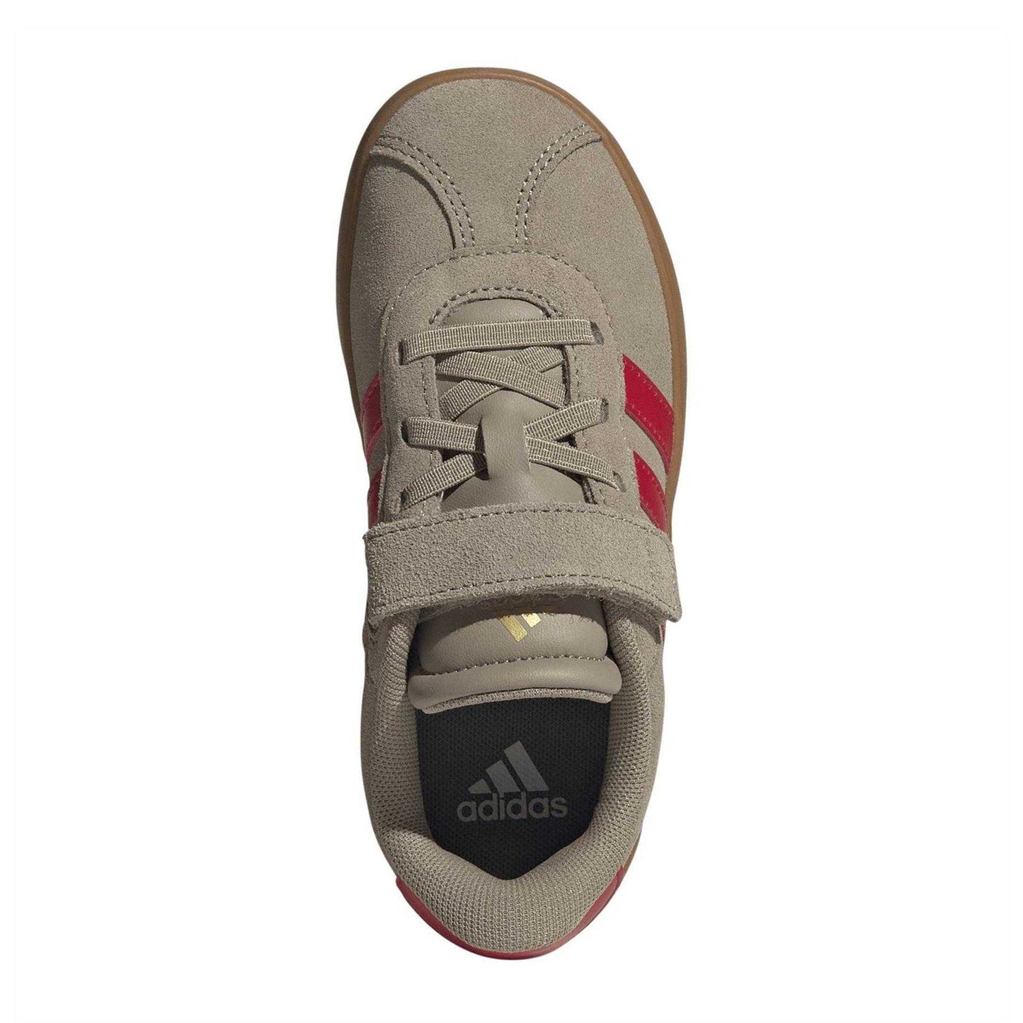 Brown-Red - Lifestyle - Adidas Boys VL Court 3.0 3 Stripes Suede Trim Trainers