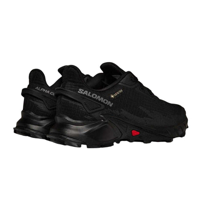 Black - Back - Salomon Mens Alphacross 5 Shoes