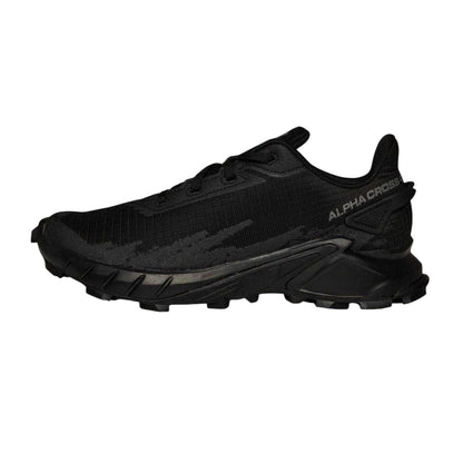 Black - Side - Salomon Mens Alphacross 5 Shoes
