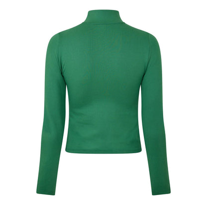 Vine Green - Back - Puma Womens-Ladies Half Zip Fleece Top