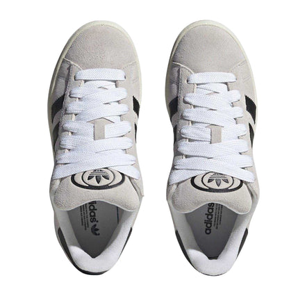 Crystal Grey-Black - Lifestyle - Adidas Womens-Ladies Campus 00s Suede Trainers