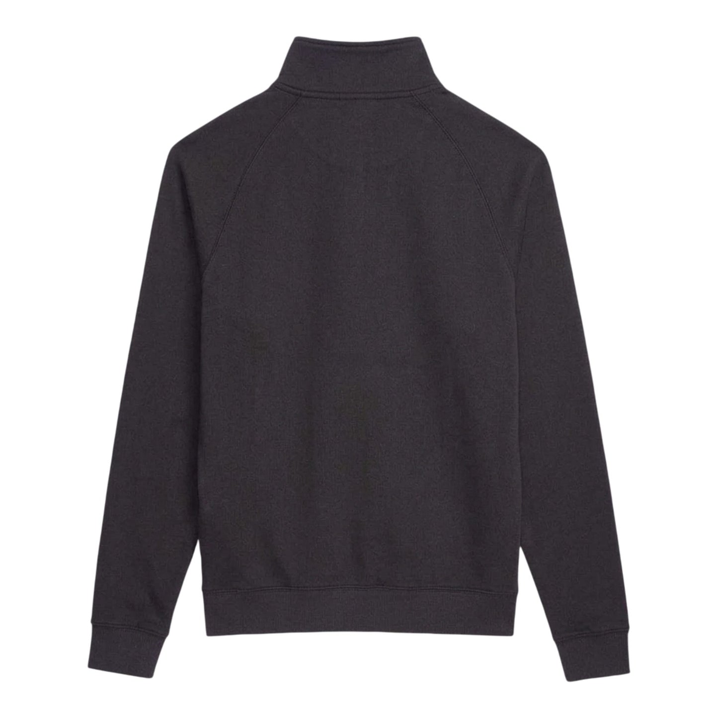Black - Back - Farah Mens Quarter Zip Sweatshirt