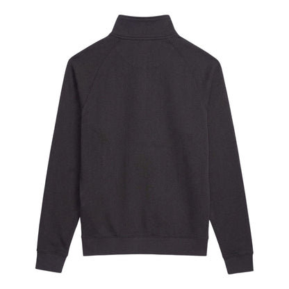 Black - Back - Farah Mens Quarter Zip Sweatshirt