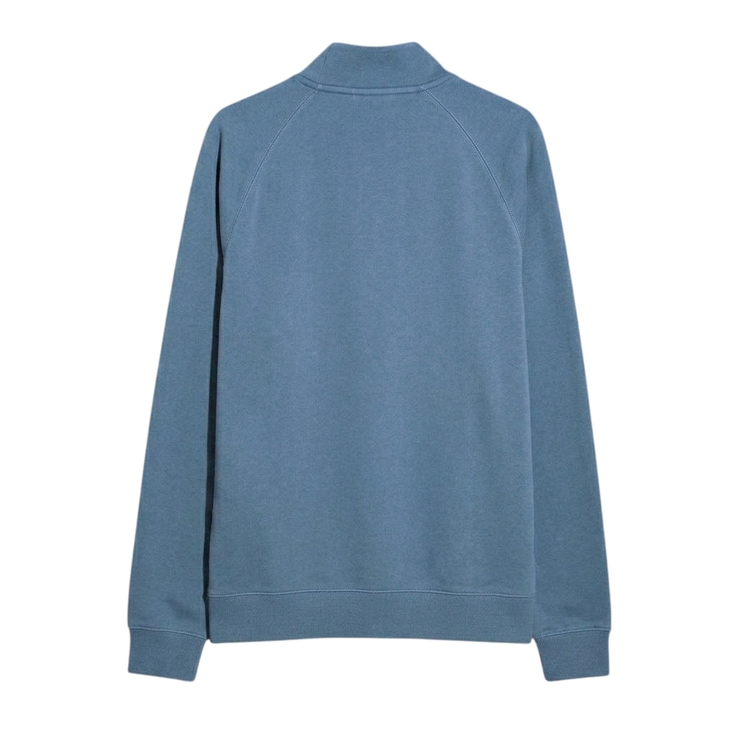 Blue - Back - Farah Mens Quarter Zip Sweatshirt