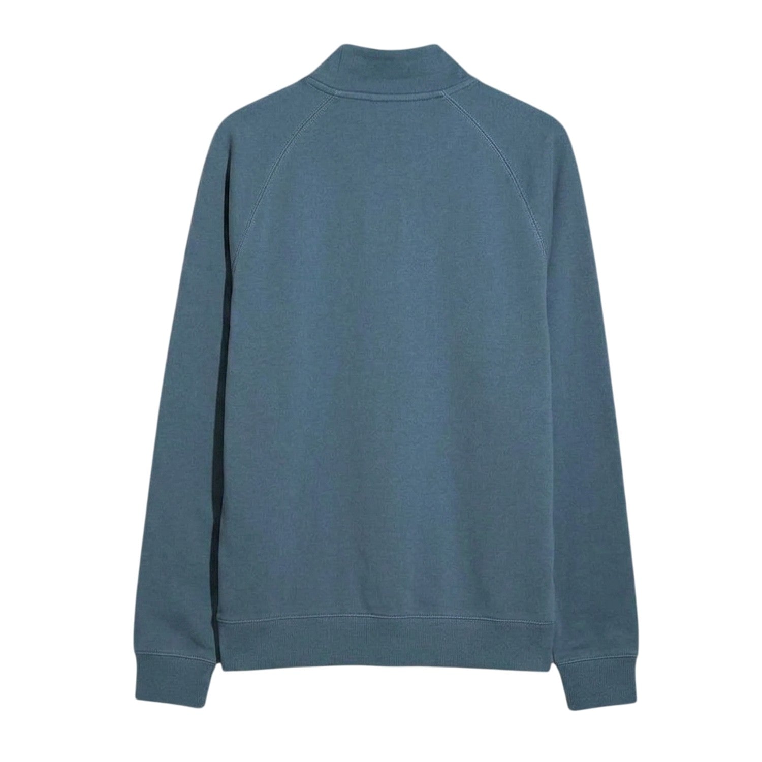 Chalk Blue - Back - Farah Mens Quarter Zip Sweatshirt