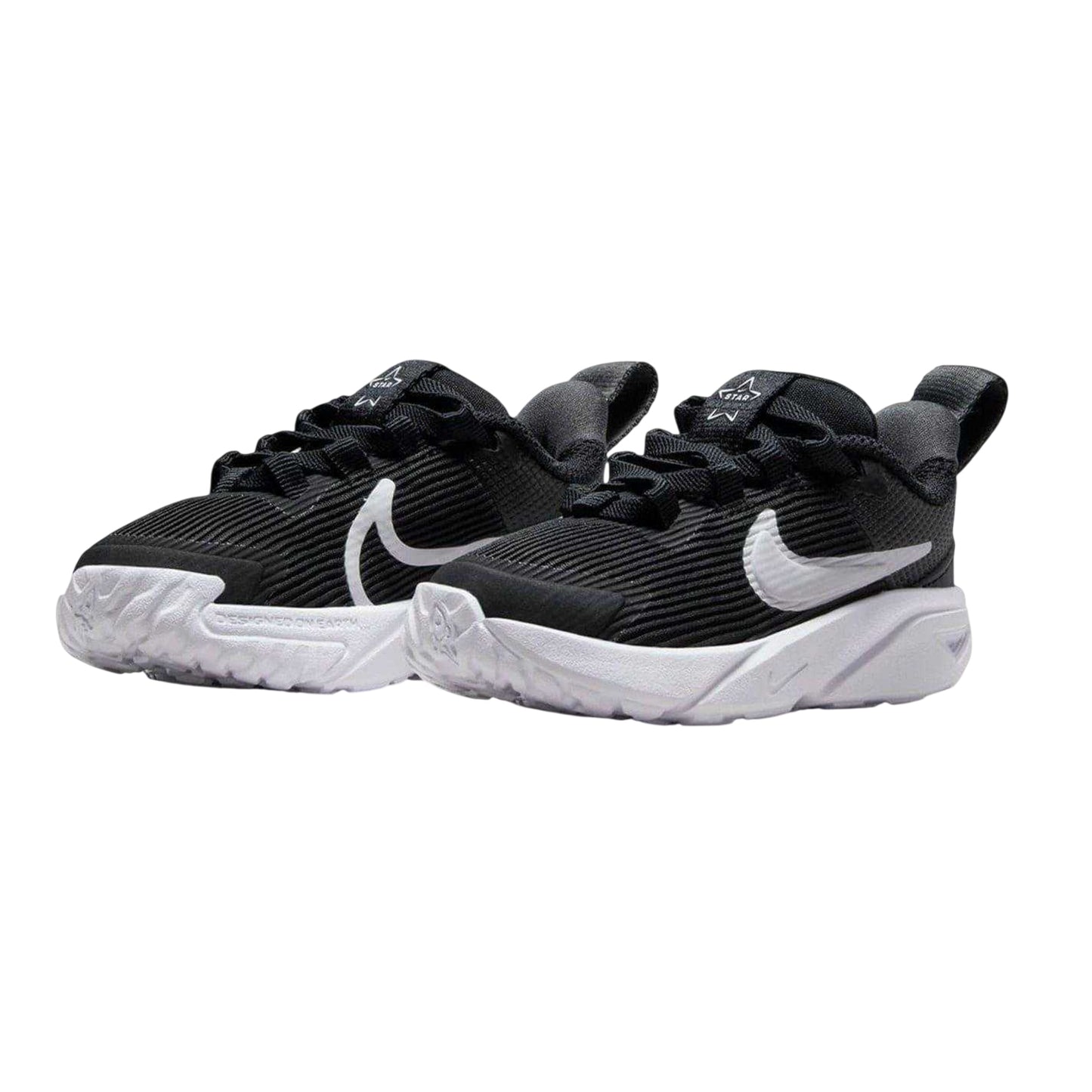Black-White - Pack Shot - Nike Baby Star Runner 4 Shoes