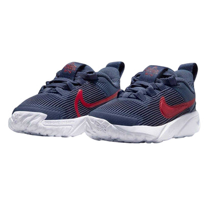 Navy-Red - Pack Shot - Nike Baby Star Runner 4 Shoes