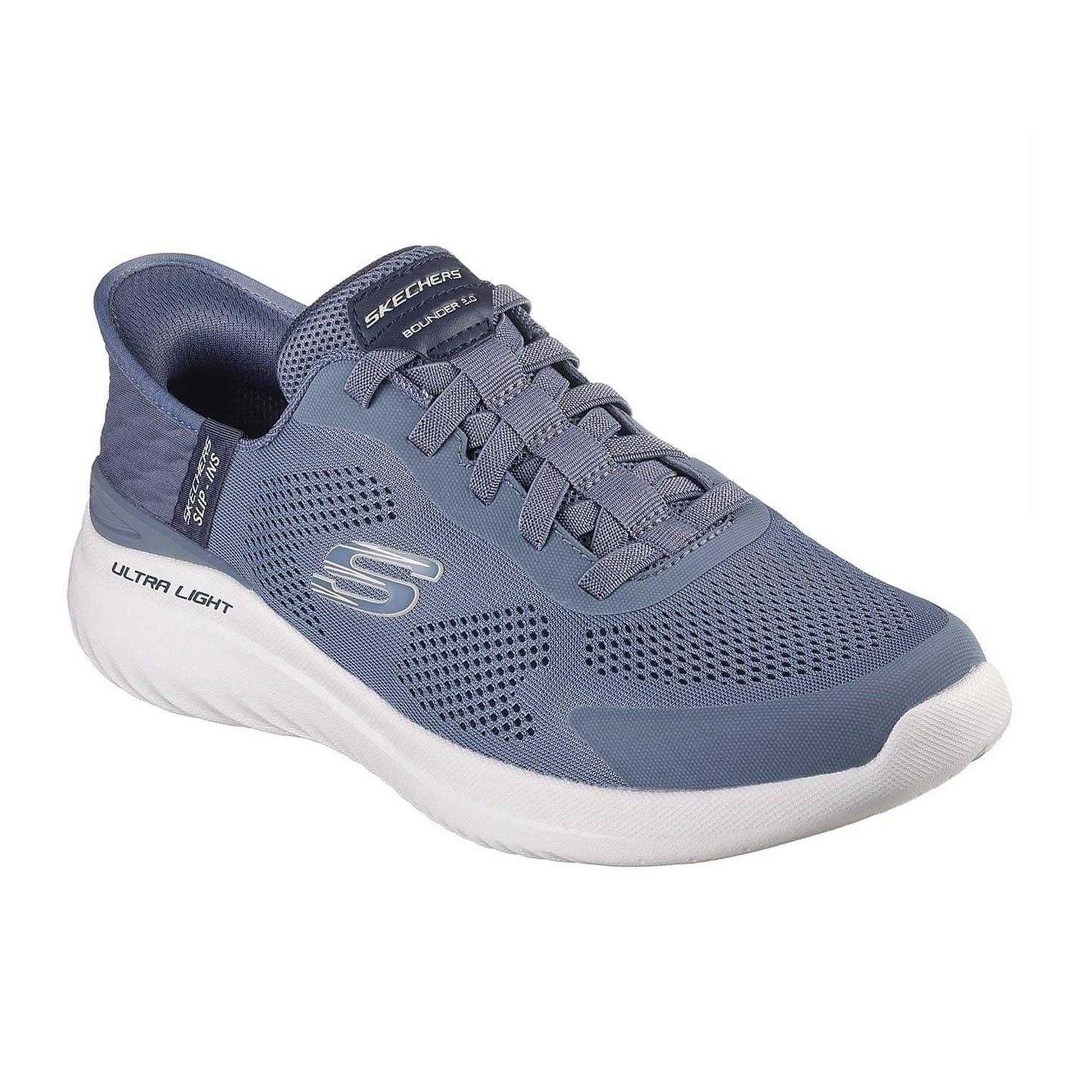 Slate - Pack Shot - Skechers Mens Bounder 2.0 Emerged Slip-In Trainers
