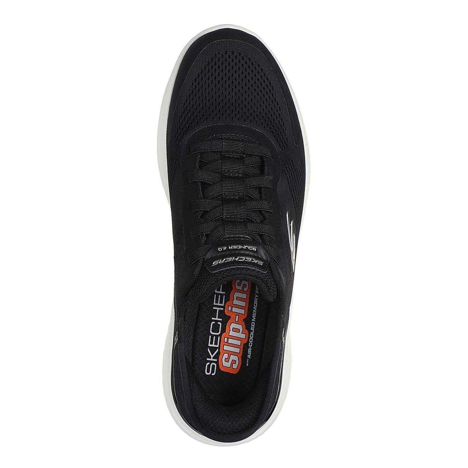 Black - Side - Skechers Mens Bounder 2.0 Emerged Slip-In Trainers