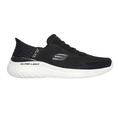 Black - Front - Skechers Mens Bounder 2.0 Emerged Slip-In Trainers