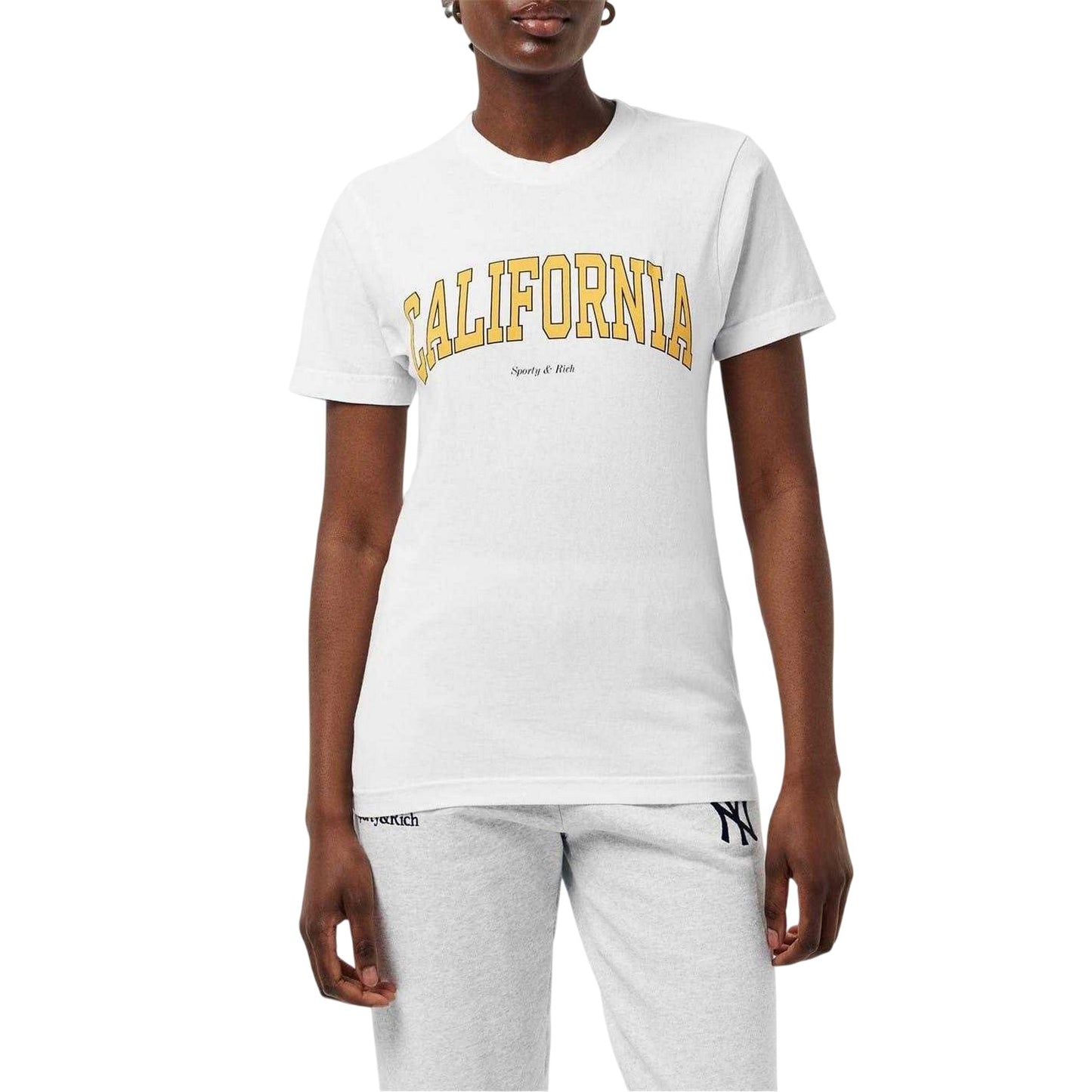 White Gold - Lifestyle - Sporty & Rich Womens-Ladies California T-Shirt