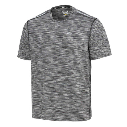 Black-Grey - Side - Everlast Mens Flexible T-Shirt