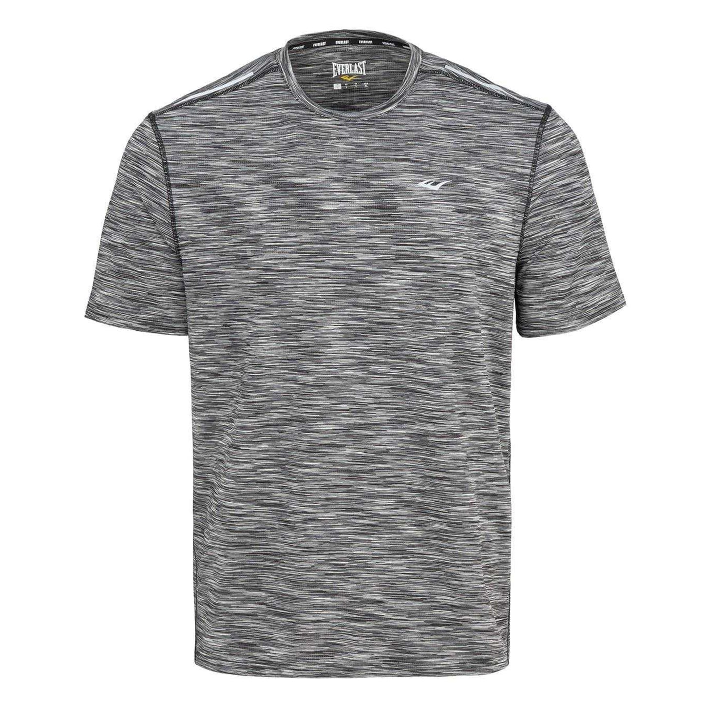 Black-Grey - Front - Everlast Mens Flexible T-Shirt