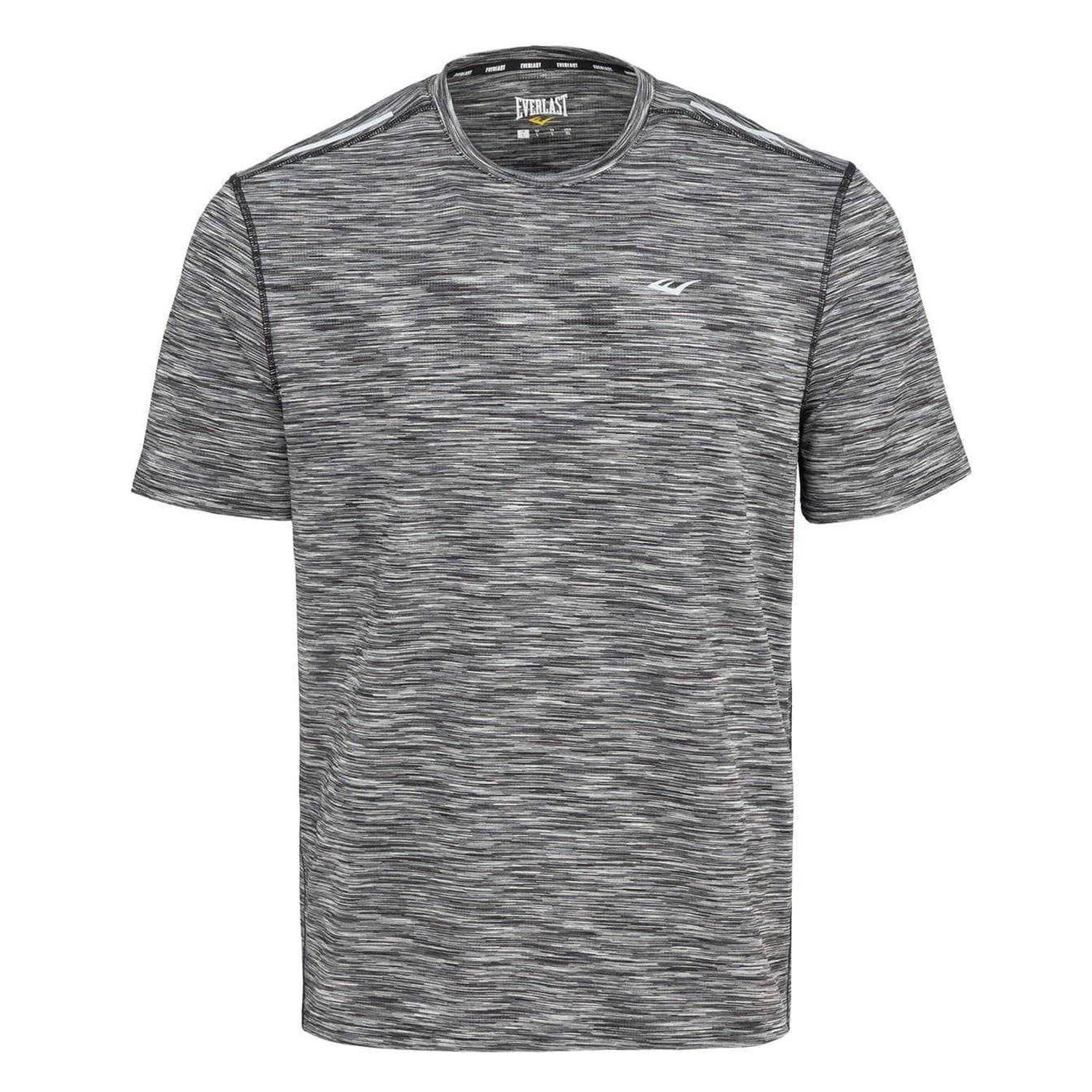 Black-Grey - Front - Everlast Mens Flexible T-Shirt