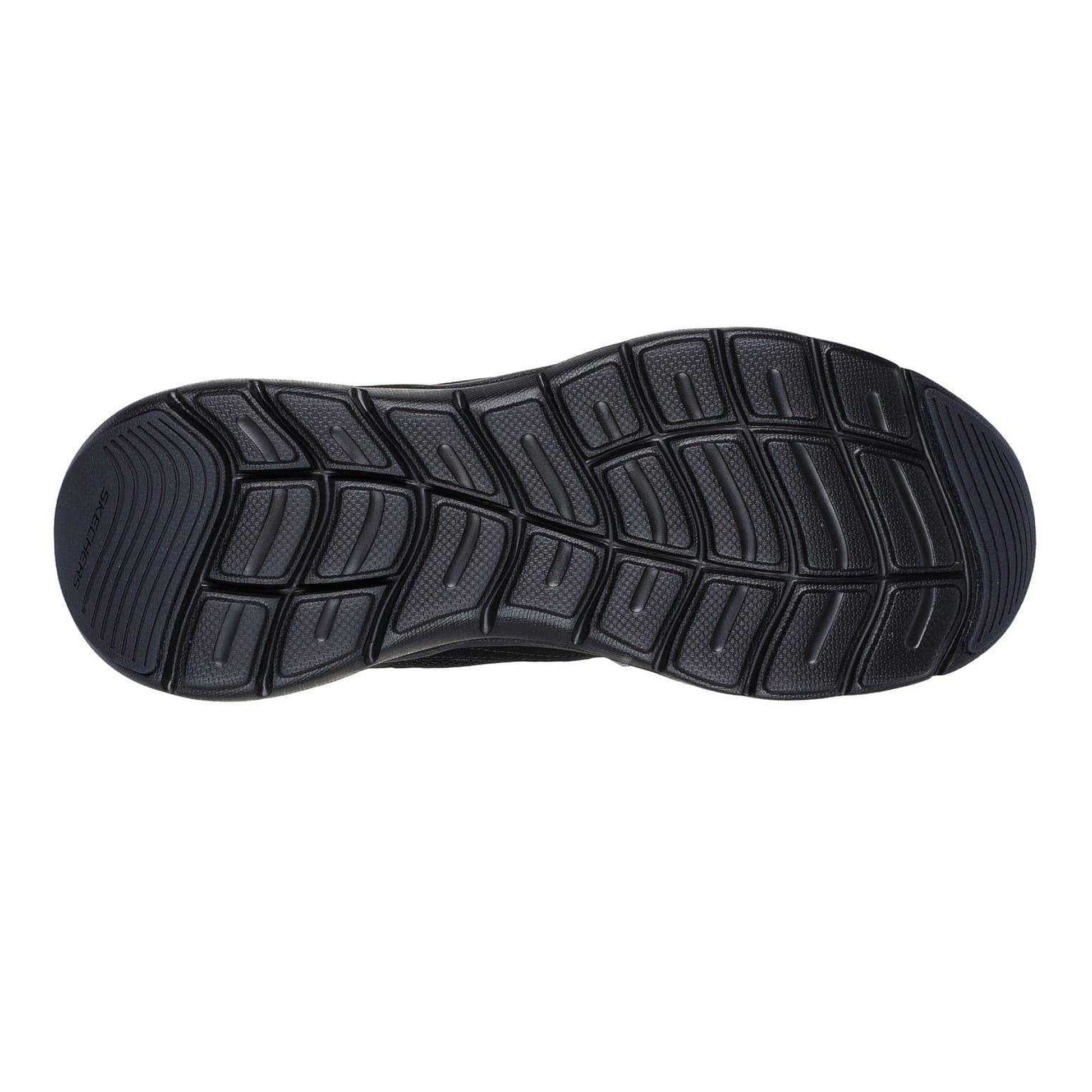 Triple Black - Lifestyle - Skechers Mens Flex Advantage 5.0 Mesh Trainers