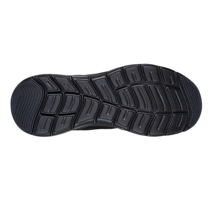 Triple Black - Lifestyle - Skechers Mens Flex Advantage 5.0 Mesh Trainers