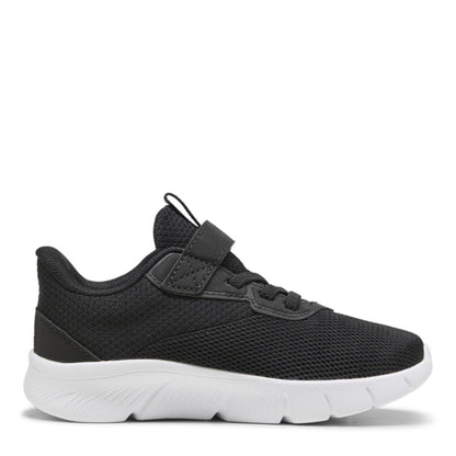 Black-White - Lifestyle - Puma Childrens-Kids FlexFocus Trainers