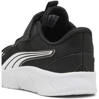 Black-White - Pack Shot - Puma Childrens-Kids FlexFocus Trainers