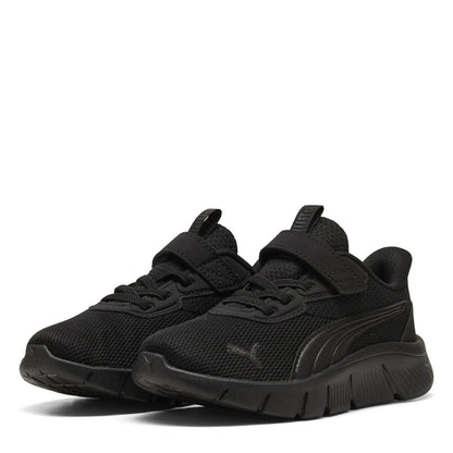 Triple Black - Front - Puma Childrens-Kids FlexFocus Trainers