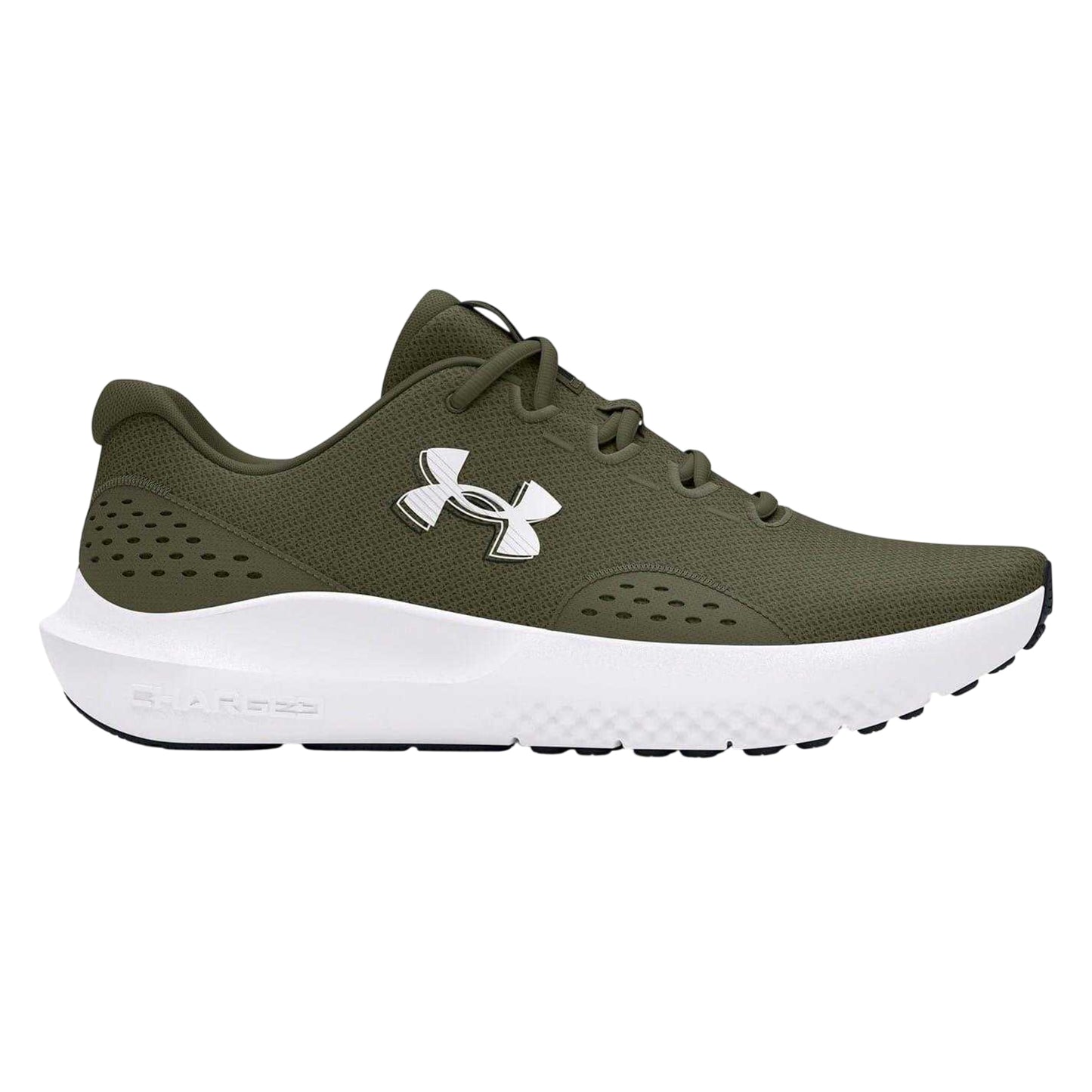 Marine OD Green - Front - Under Armour Mens Surge 4 Shoes