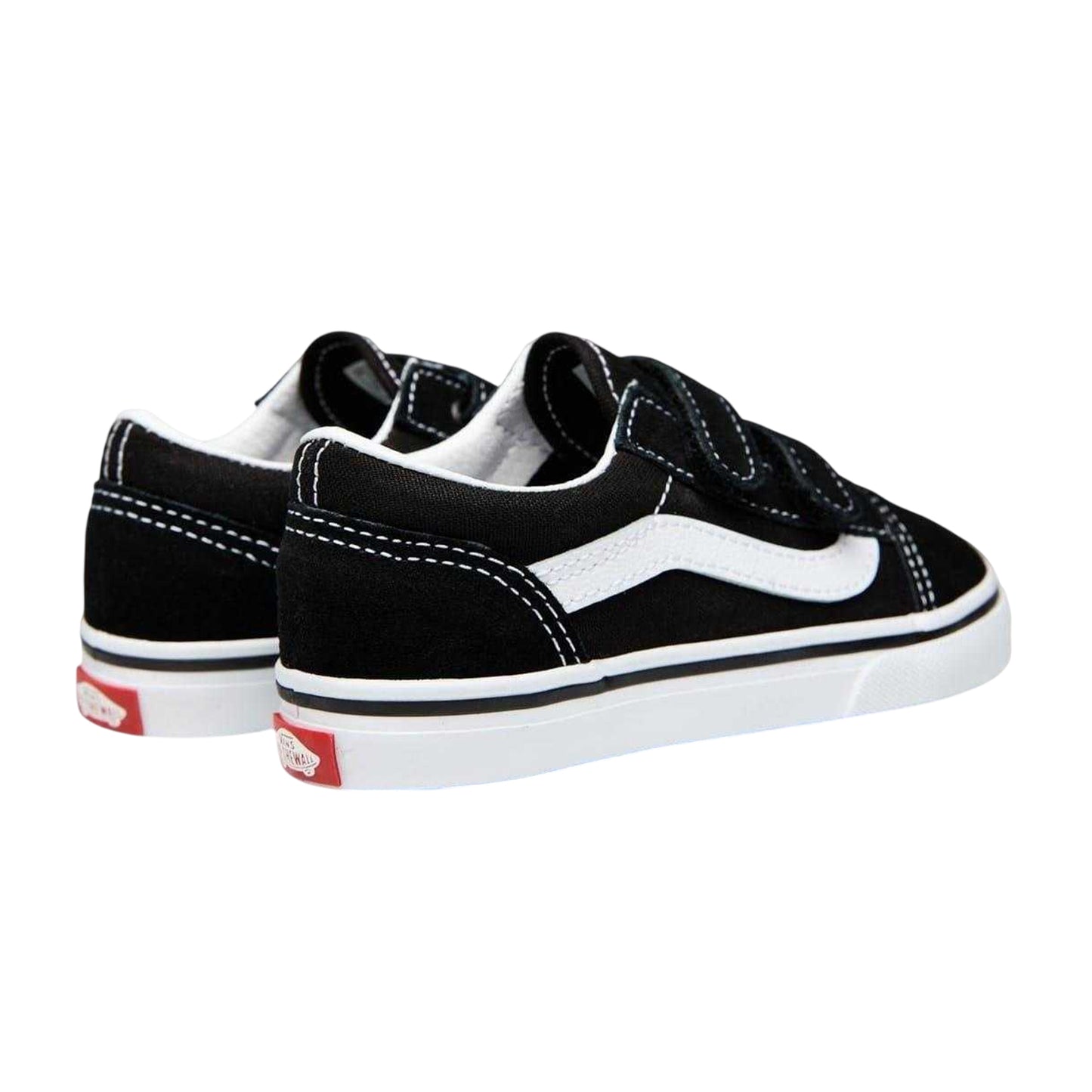 Black-White - Back - Vans Baby Old Skool Trainers