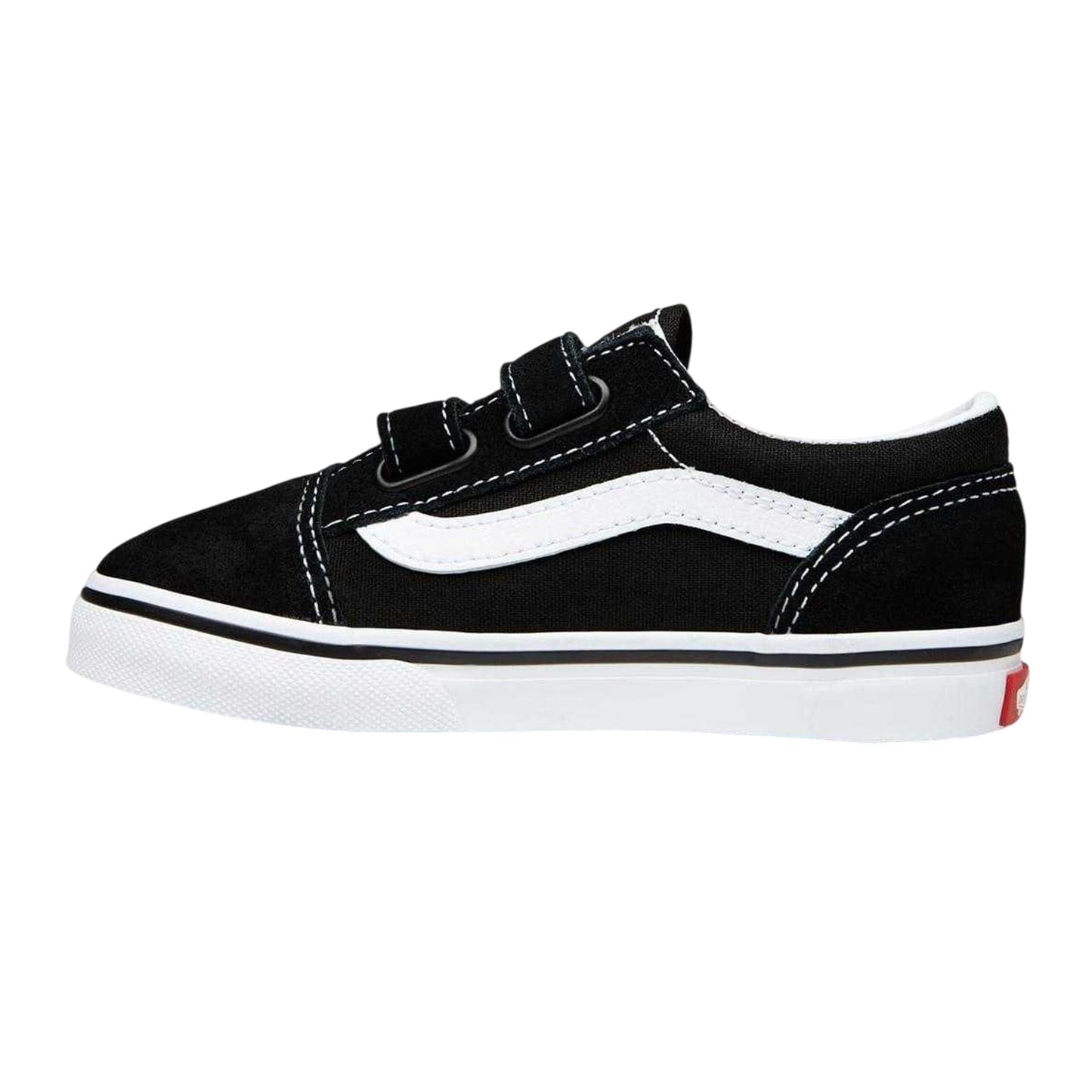 Black-White - Side - Vans Baby Old Skool Trainers