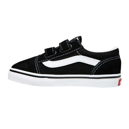 Black-White - Side - Vans Baby Old Skool Trainers