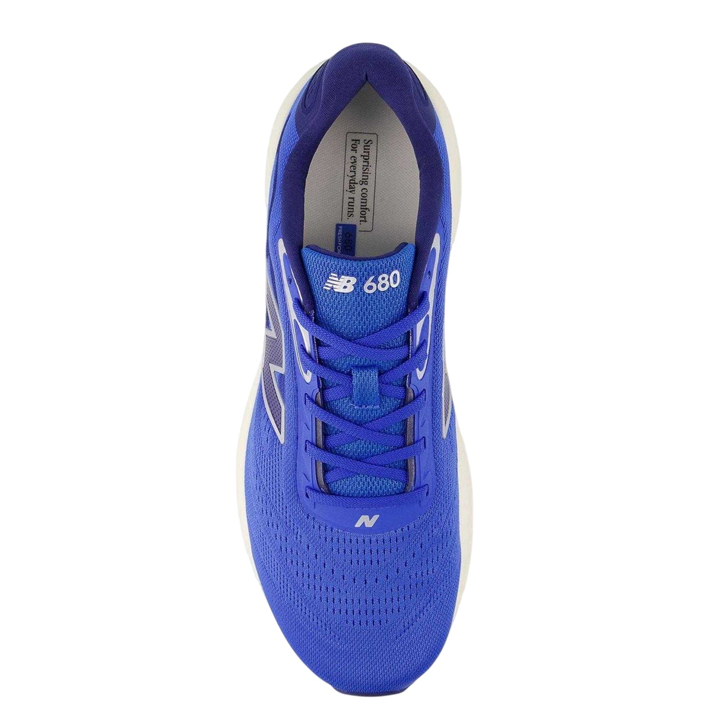 Blue-White - Back - New Balance Mens 680 V8 Trainers