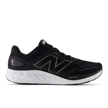 Black - Front - New Balance Mens 680 V8 Trainers