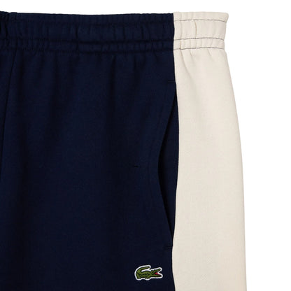 Multicoloured - Lifestyle - Lacoste Mens Fleece Colour Block Regular Shorts